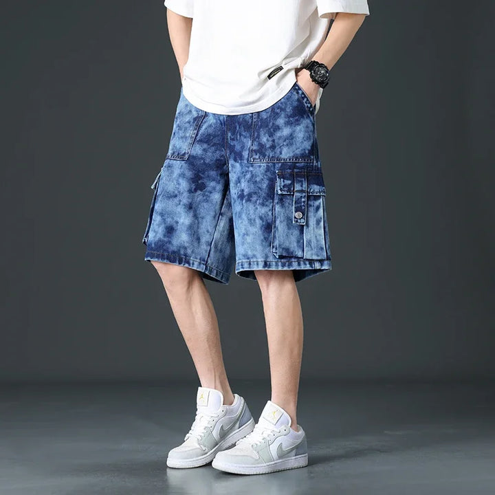 Dustin Denim Cargo Shorts