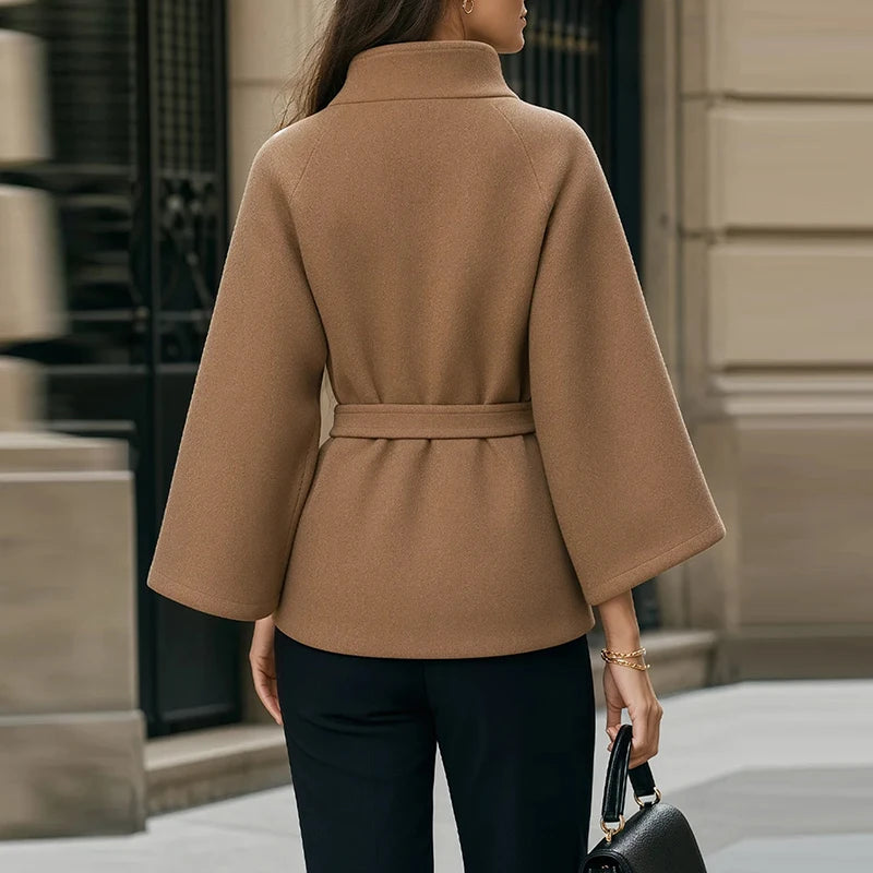 Margot Cropped Belted Coat