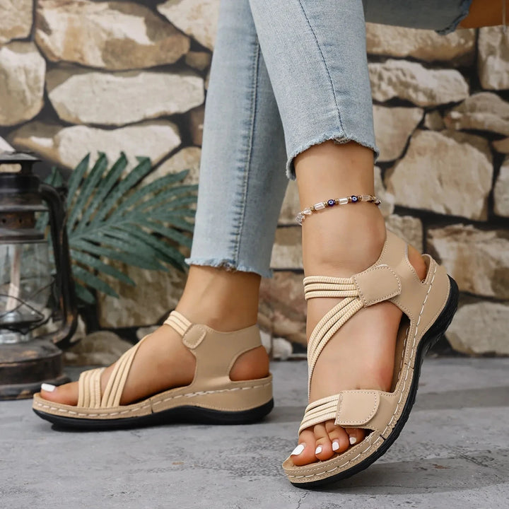 Clara Roman Strap Sandals