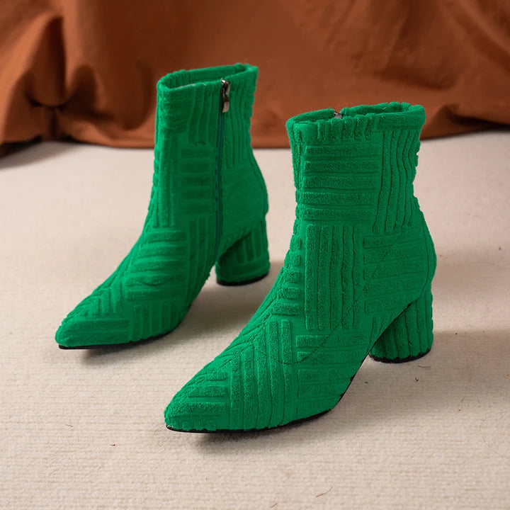 Marais Textured Ankle Boot