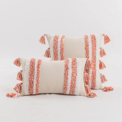 Kaia Boho Fringe Pillow Cover