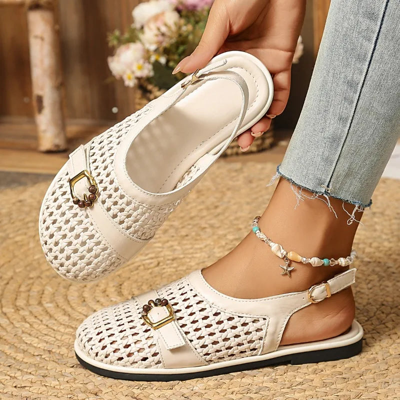 Noémie Woven Sandals