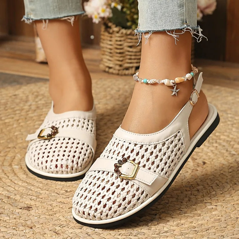 Noémie Woven Sandals