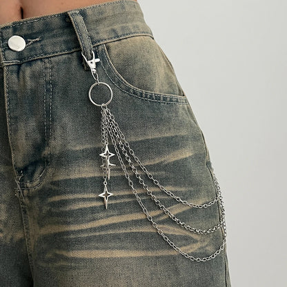 Delilah Silver Drape Chain