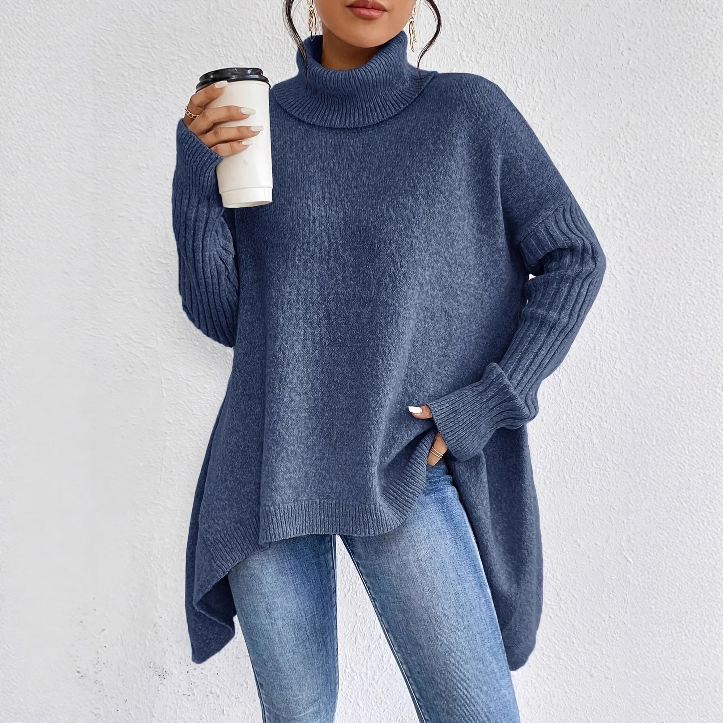 Isaline Ribbed Turtleneck