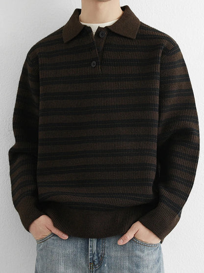 Maxwell Striped Polo