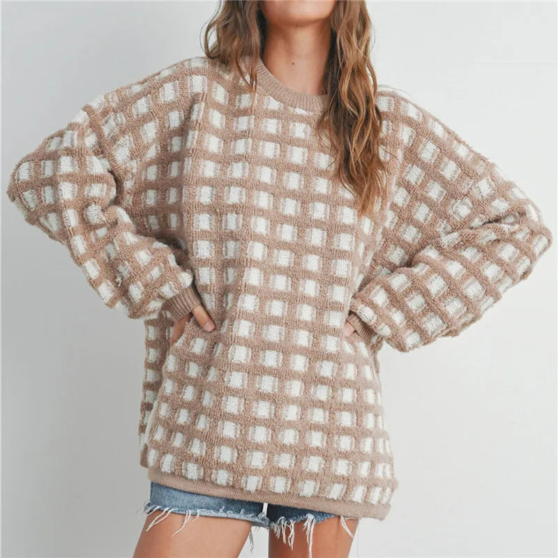 Hazel Plaid Sweater