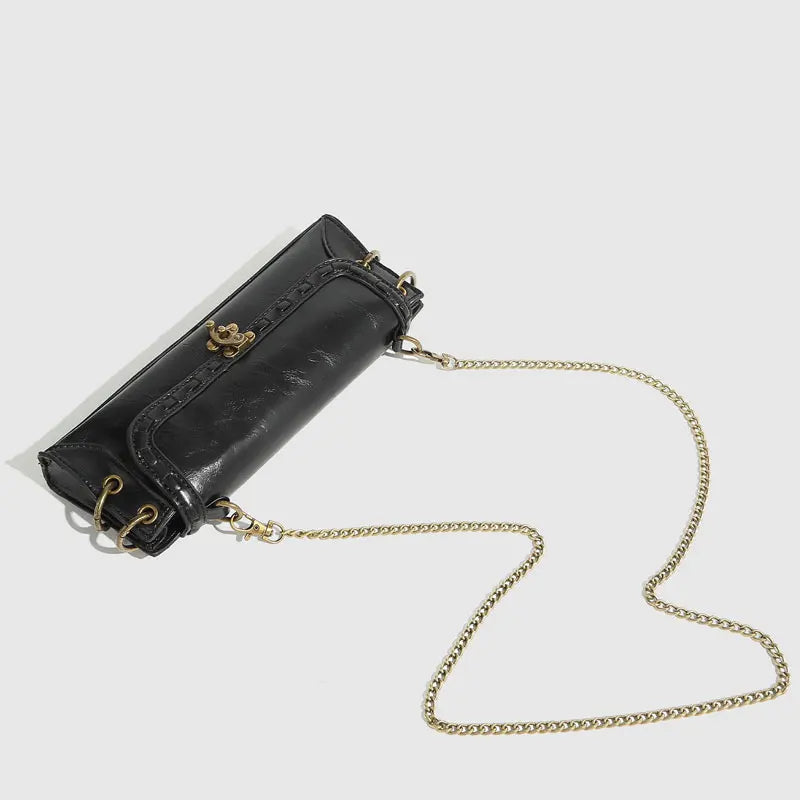Margot Vintage Leather Clutch
