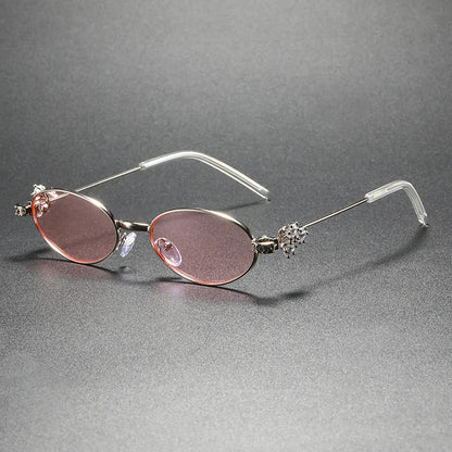 Fleur Crystal Oval Frames
