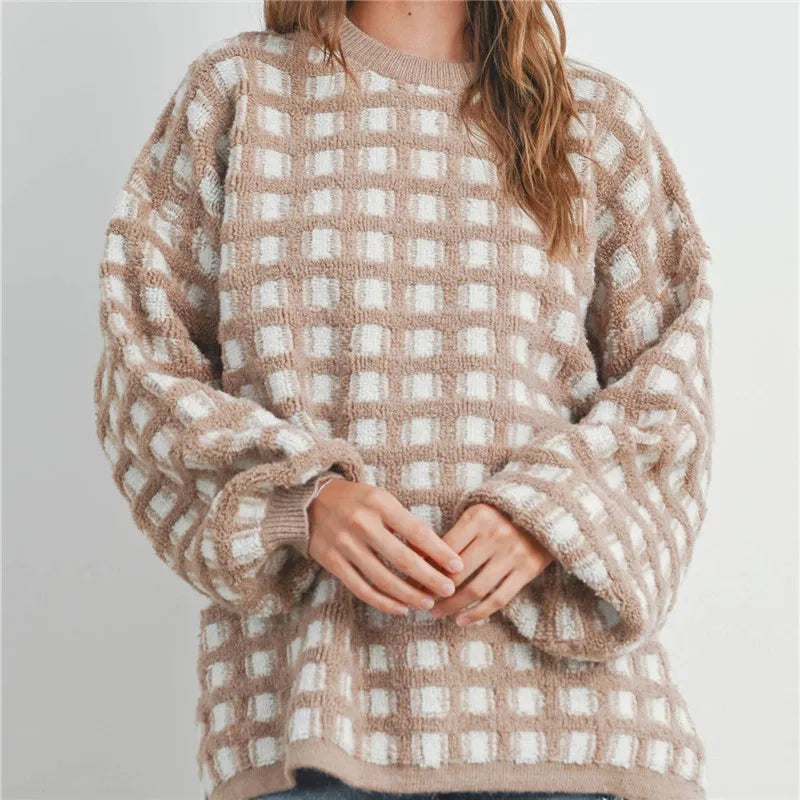 Hazel Plaid Sweater