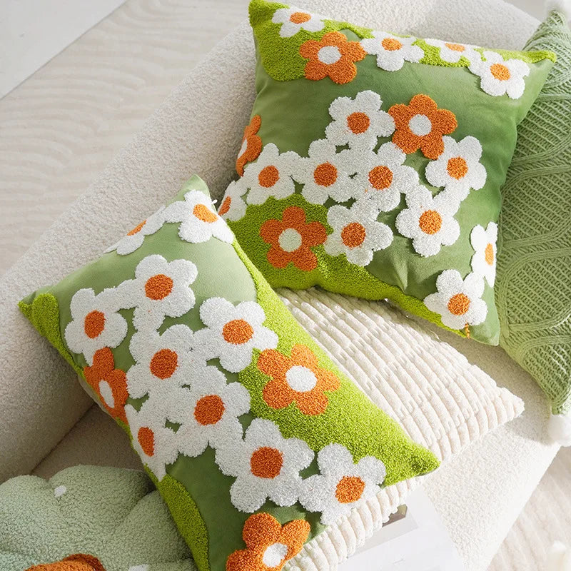 Daisy Tufted Pillow Covers