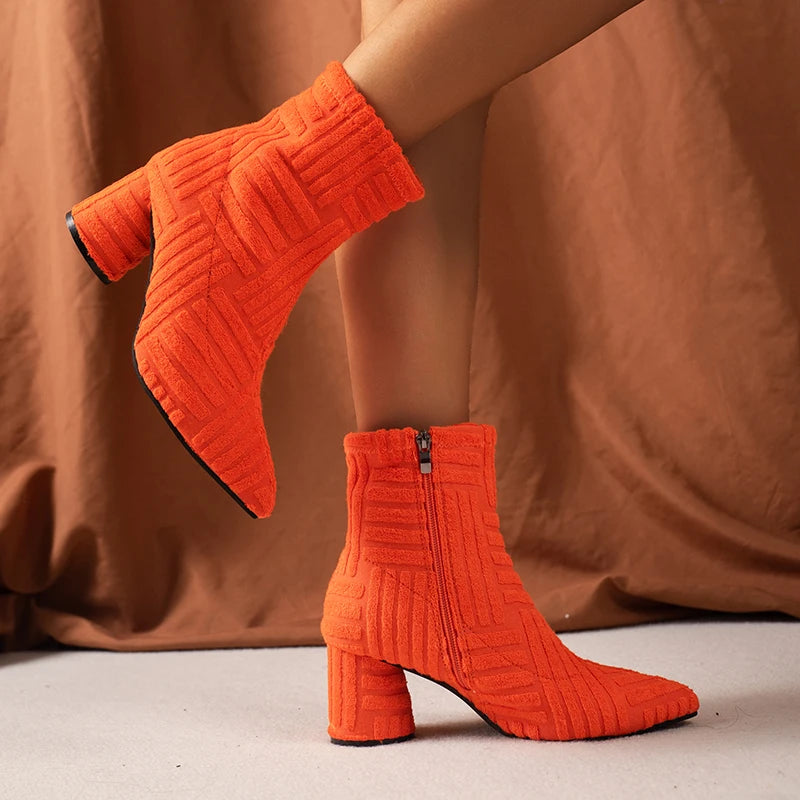 Marais Textured Ankle Boot