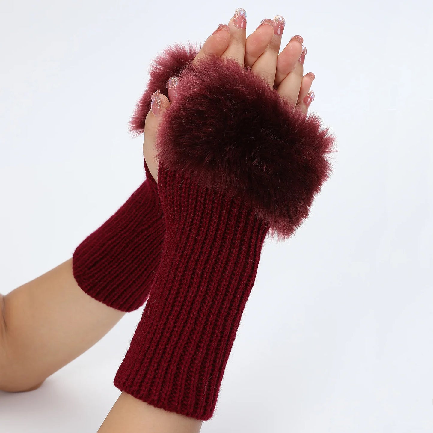 Lana Fur Gloves