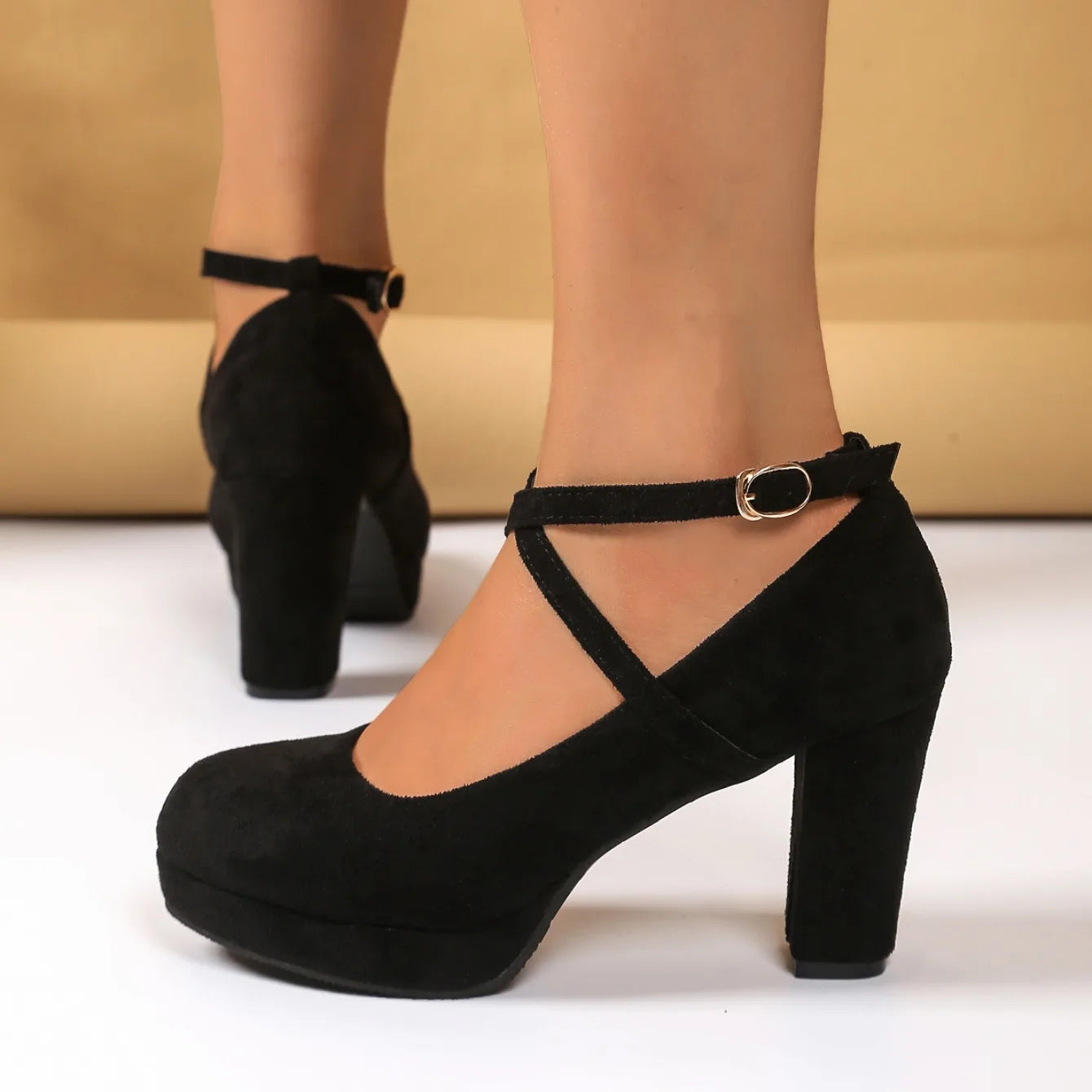 Celine Suede Pumps