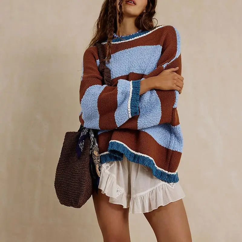 Sloane Stripe Knit Sweater