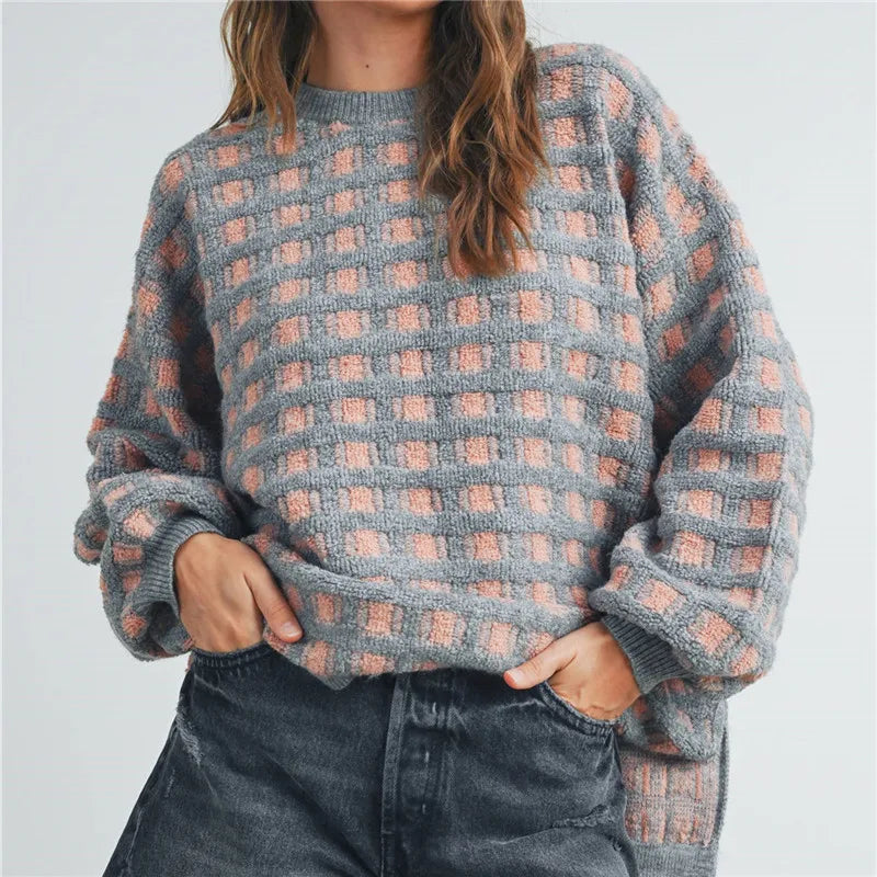 Hazel Plaid Sweater