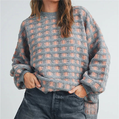 Hazel Plaid Sweater