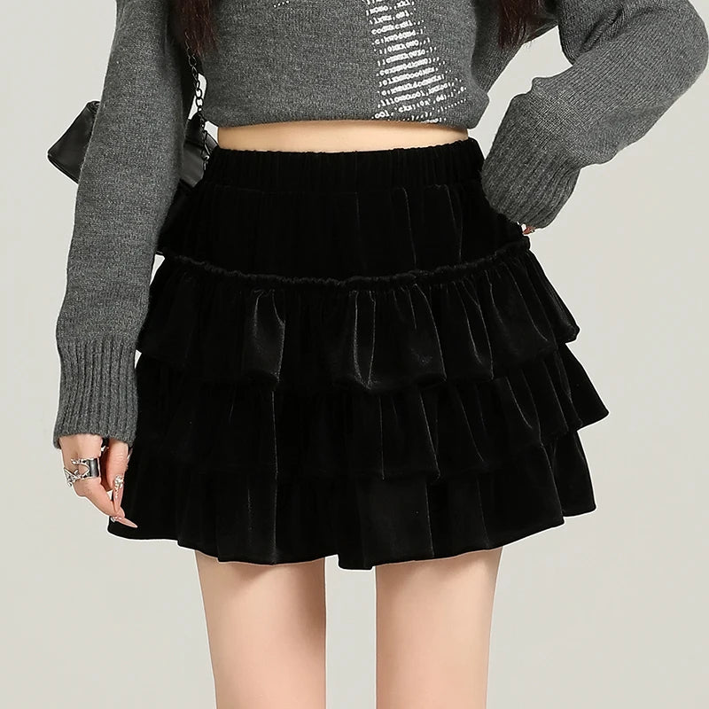 Renée Velvet Skirt