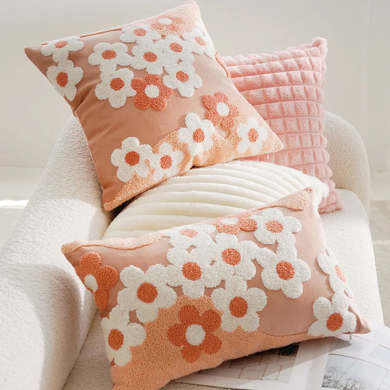 Daisy Tufted Pillow Covers