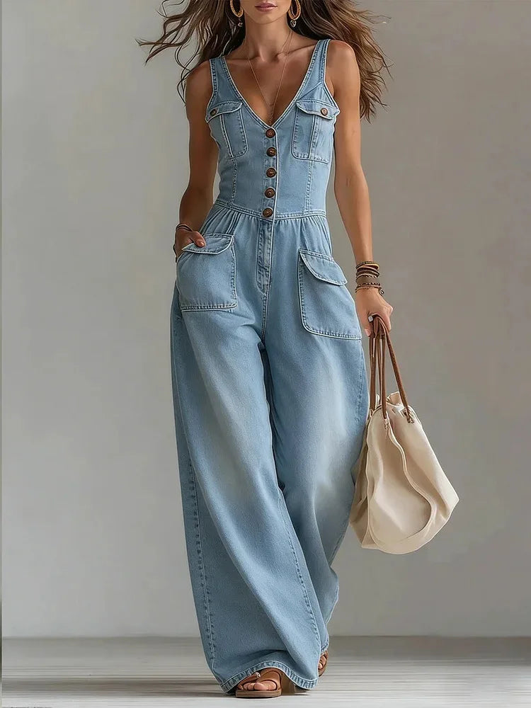 Margot Denim Jumpsuit