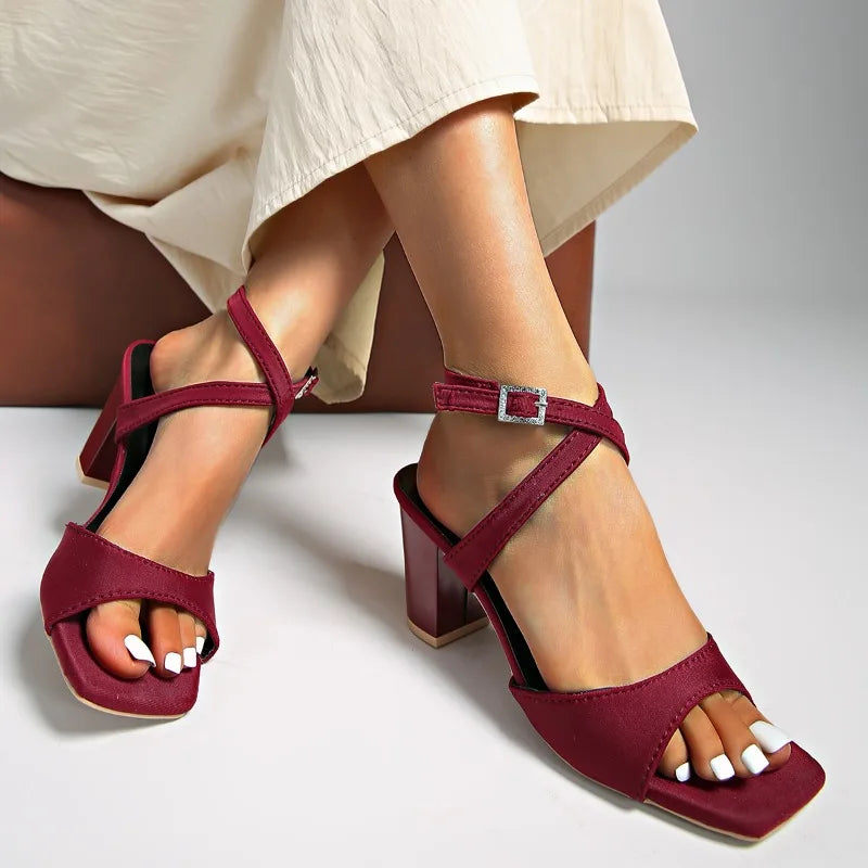 Luna Grace Block Heel