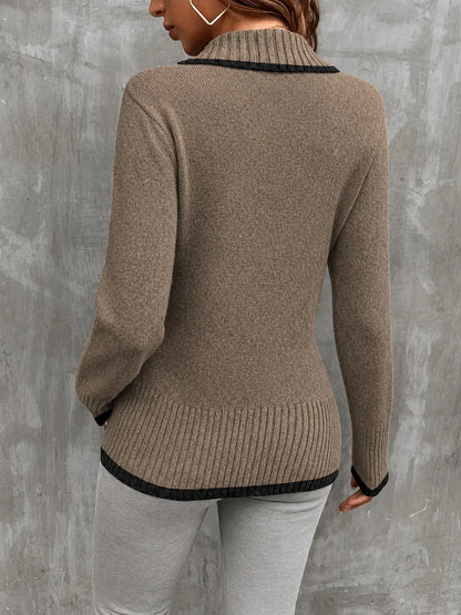 Noémie Wrap Knit Sweater