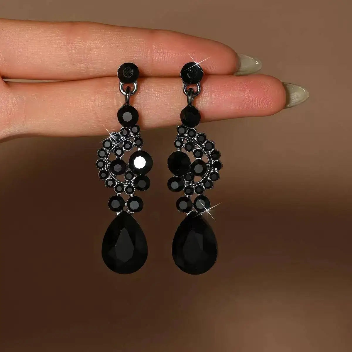 Juliette Crystal Drop Earrings