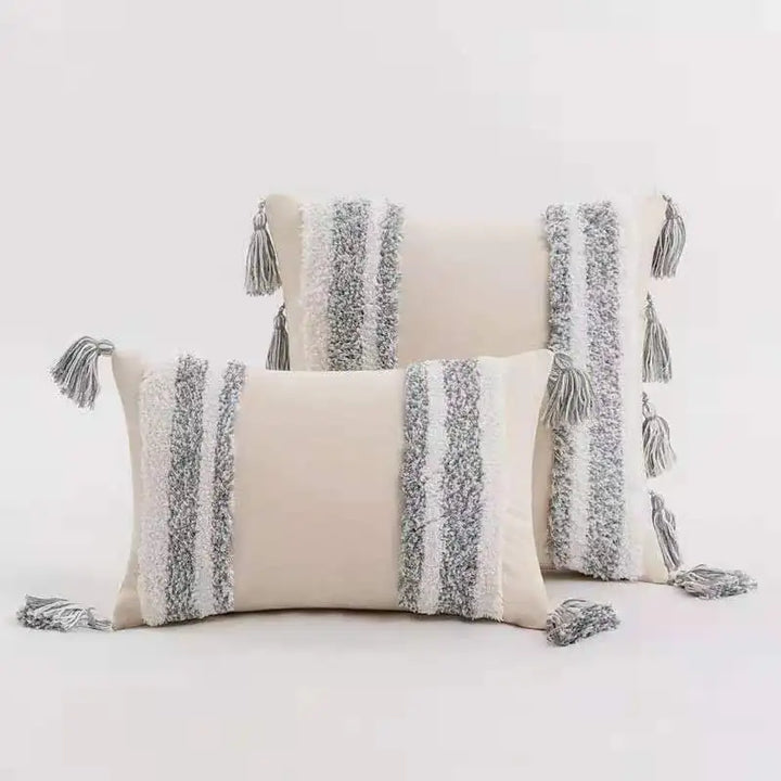 Kaia Boho Fringe Pillow Cover