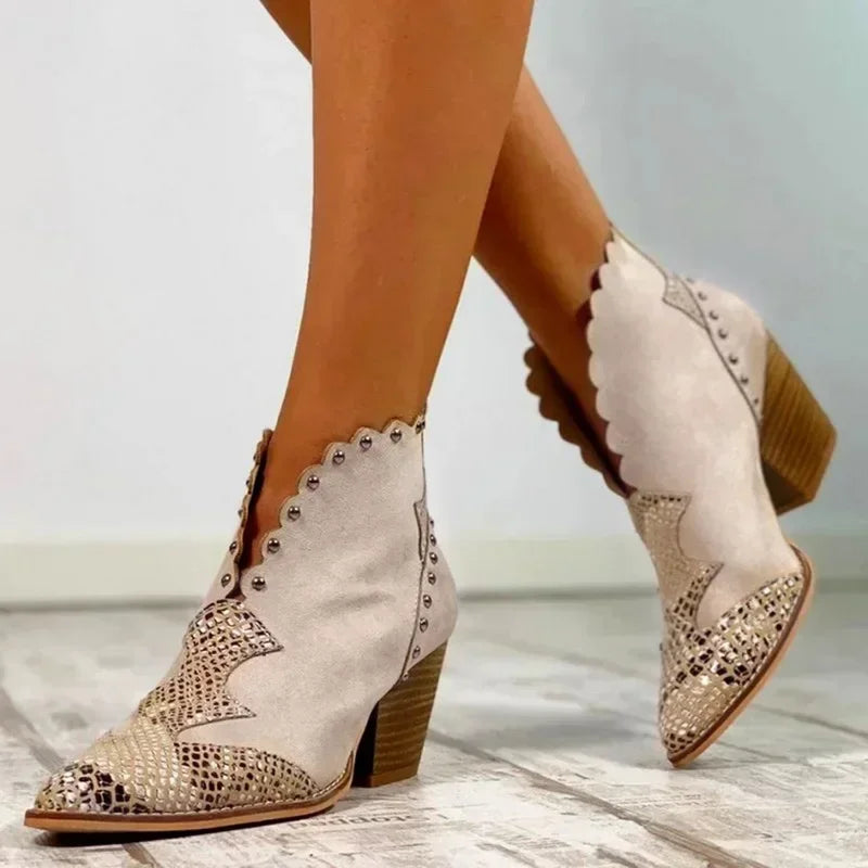 Sedona Scallop Western Boots