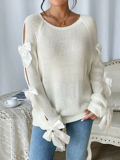 Isabelle Bow Sleeve Sweater
