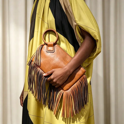 Camille Fringe Clutch