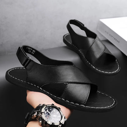 Cesare Leather Sandals