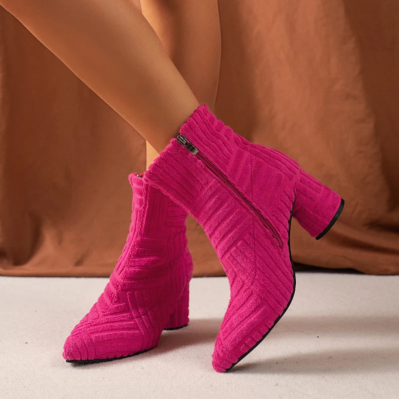 Marais Textured Ankle Boot