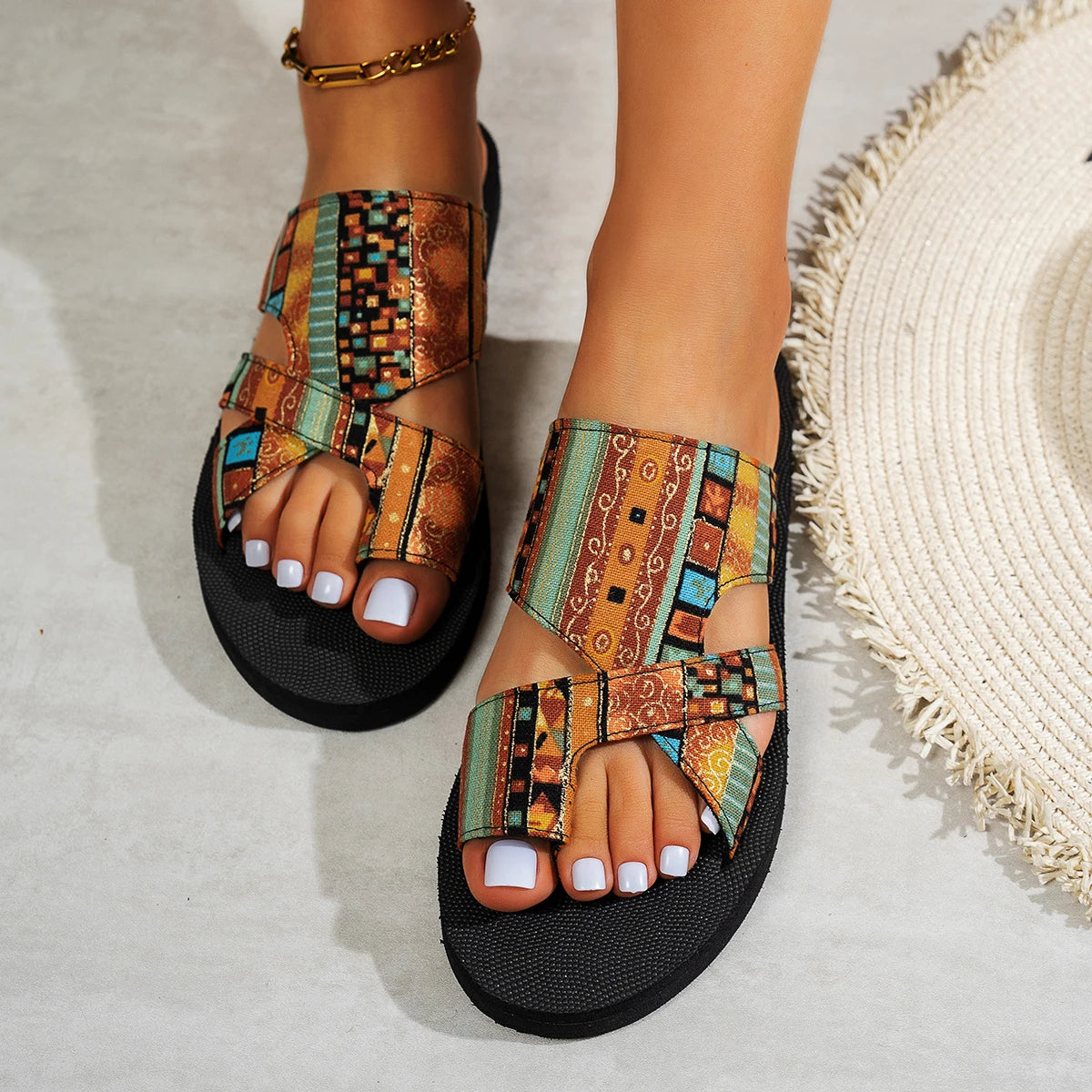 Zahara Woven Sandals