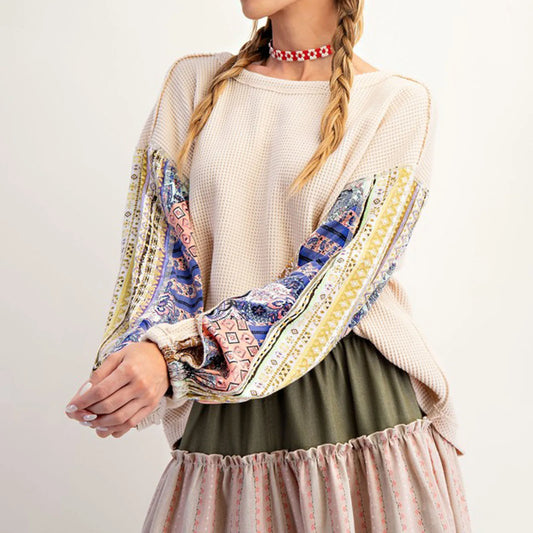 Rosalie Patchwork Top