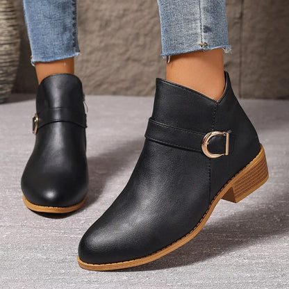 Noelle Buckle Boots