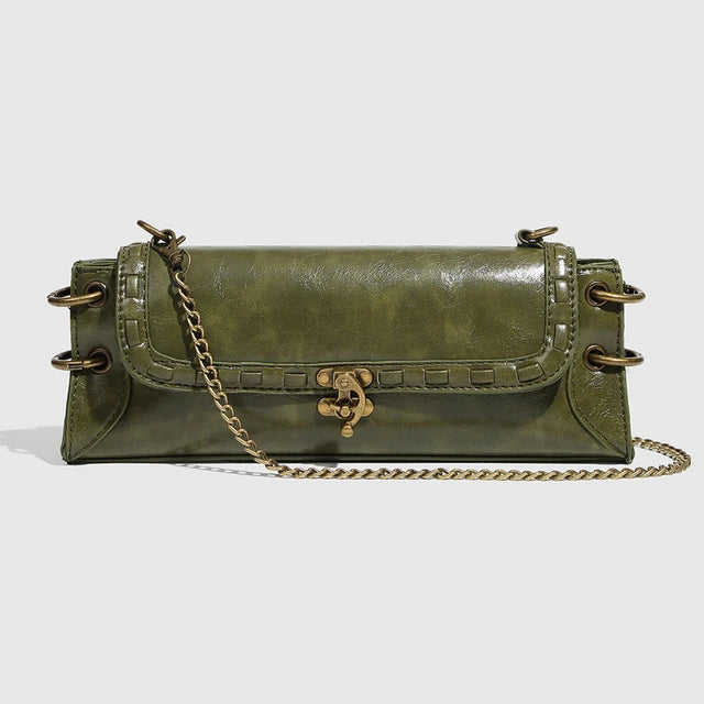 Margot Vintage Leather Clutch
