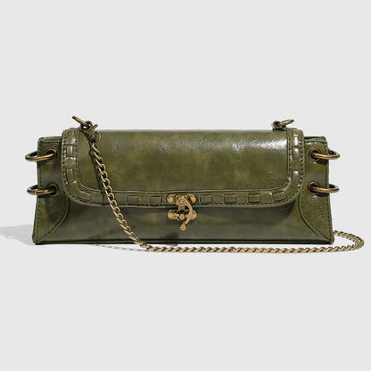 Margot Vintage Leather Clutch