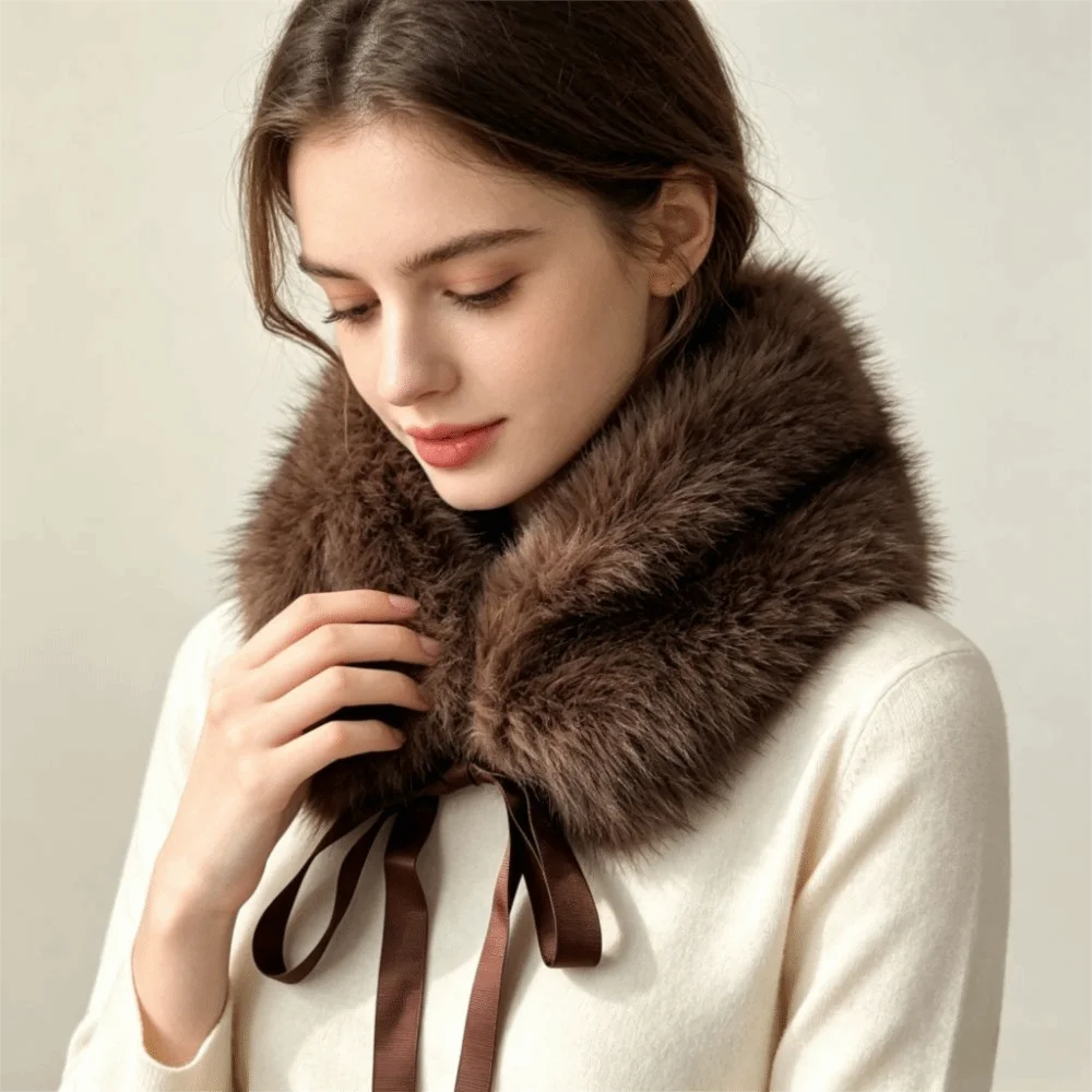 Odile Fur Collar Scarf