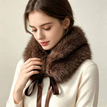 Odile Fur Collar Scarf