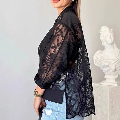 Juliette Lace Bomber