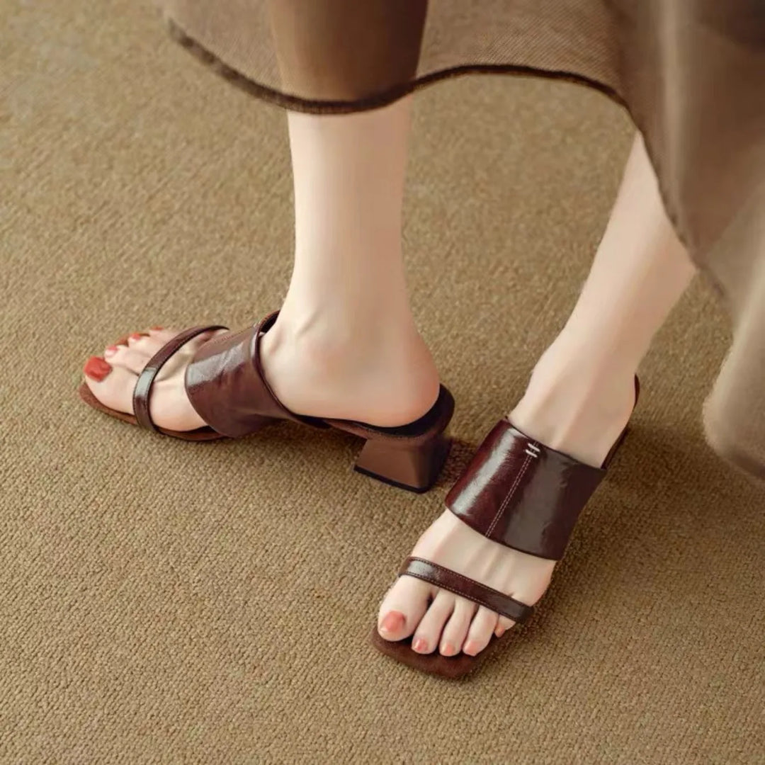 Eloise Square Toe Heels