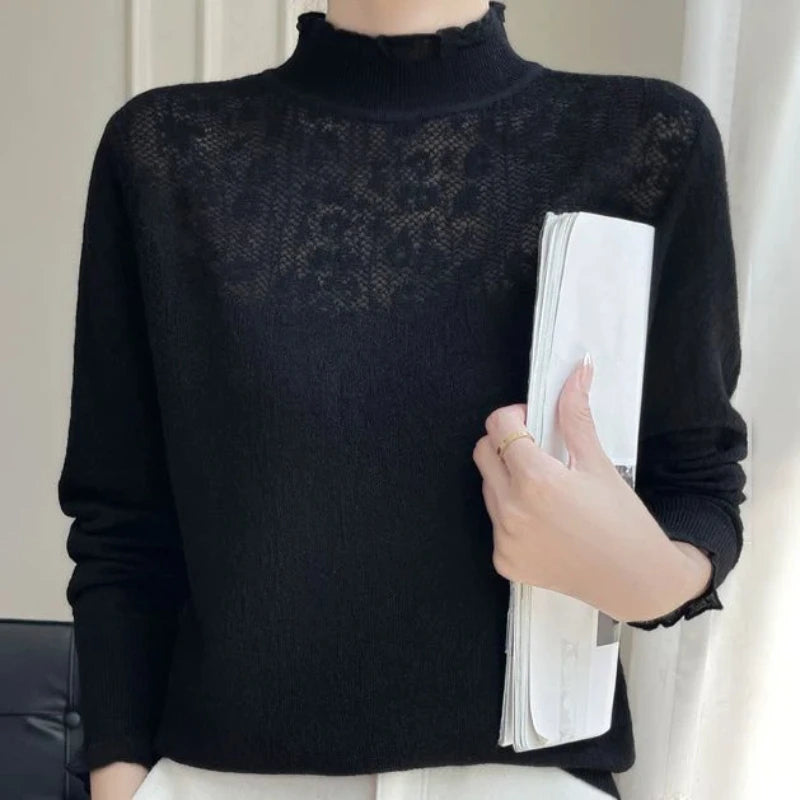Lena Floral Lace Sweater