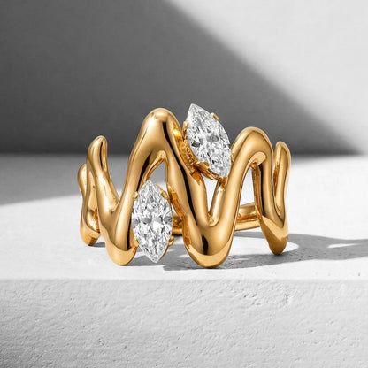 Velora Wave Ring