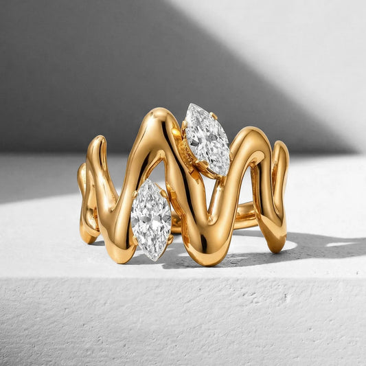 Velora Wave Ring