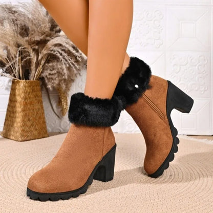 Lucienne Fur Trim Boots