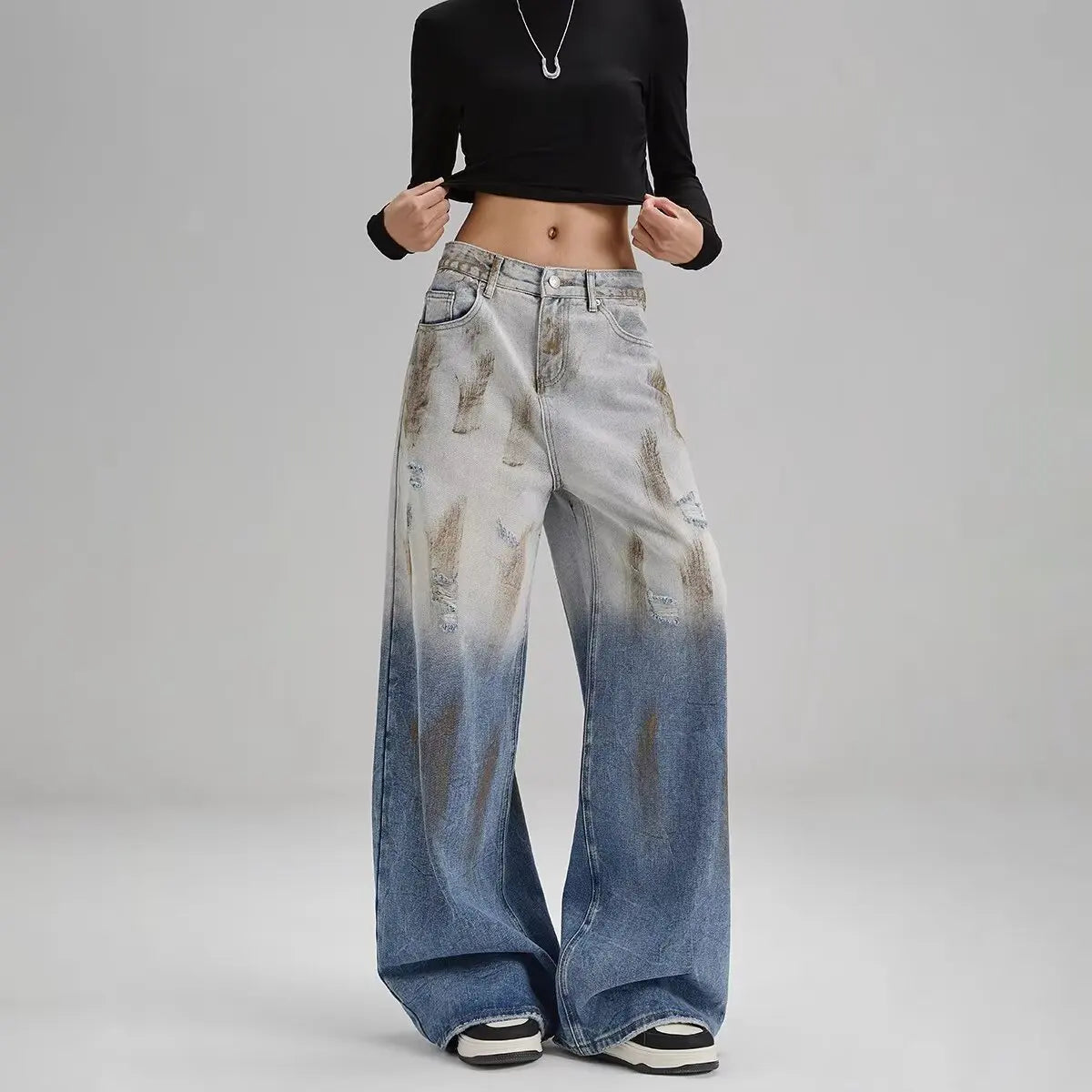 Luna Fade Baggy Jeans