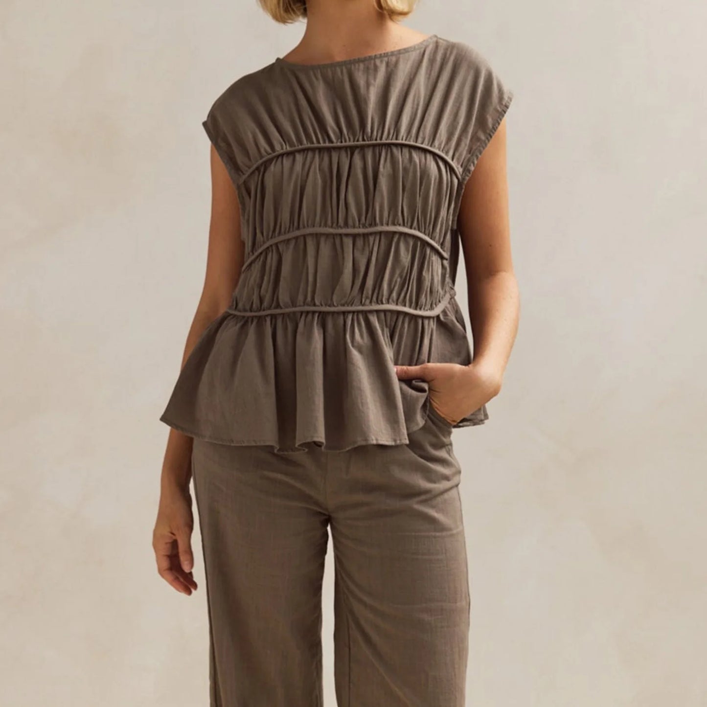 Mila Ruched Blouse