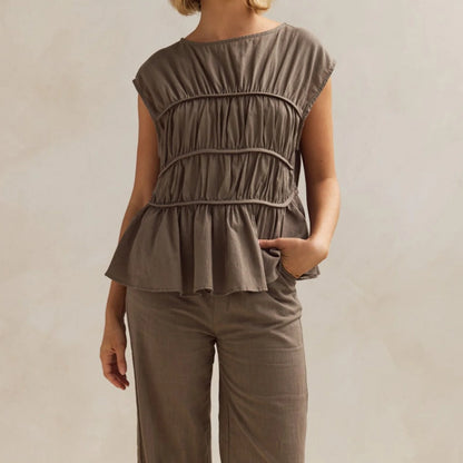 Mila Ruched Blouse