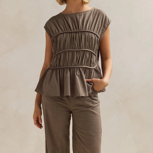 Mila Ruched Blouse